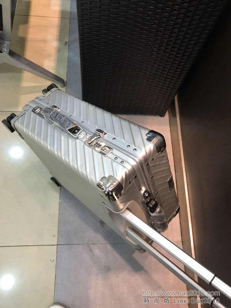 RIMOWA日默瓦 斜條紋鋁鎂合金 復古款鋁合金限量版 拉箱/拉杆箱  xbt1149